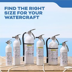 Mariner PWC Marine Fire Extinguisher for Boats, 5-B:C, 3.3 Lbs