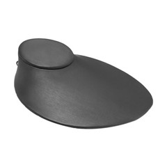 Slate Gray Leatherette Necklace Pendant 8-1/2”L x 7”W Display Holder Jewelry