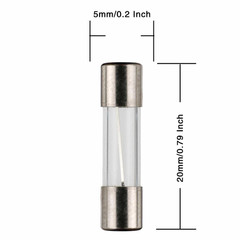 10pcs 10A 5x20mm Fast Blow Glass Tube Fuse 10 Amp
