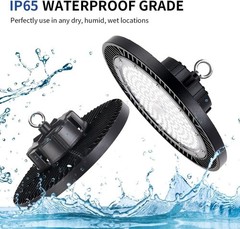LED High Bay Light, 200W 28000lm 5000K High Bay Led Shop Light with 5′ Plug