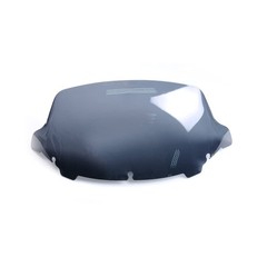 10.5in Black Wave Windshield Harley Street Glide Electra Glide Tri Glide 14-19