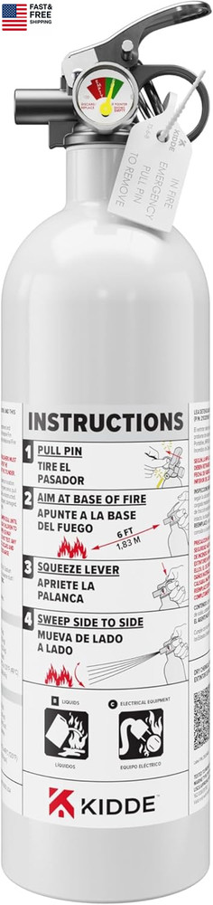Fire Extinguisher for Boats, Single-Use 5BC