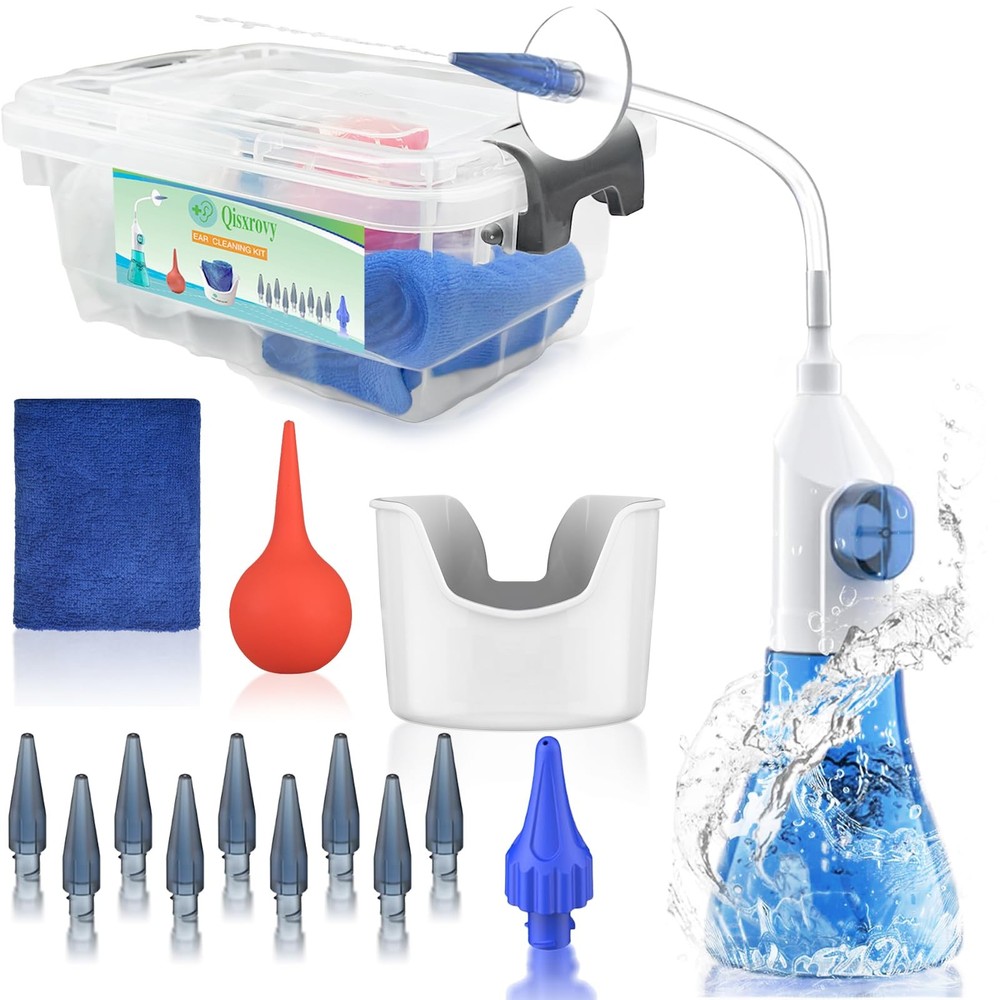 QISXROVY Ear Wax Removal Tool, Cleaning Large(50pcs accs), Transparent