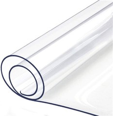1.5mm Thick 14 x 24 Inch Clear Desk Cover Protector Vinyl Desk Pad Mat Blotter