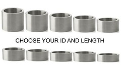 ALUMINUM 30MM OD X 27MM, 26MM, 25MM, 24MM, 23MM, 22MM OR 21MM ID BUSHING SPACER