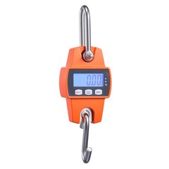 Uimoso Digital Crane Scale 660 lbs/300 kg Portable Hanging Scale Orange