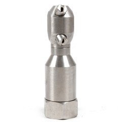1/2″ 3 Jet Jetter Head Tank Wash Spray Nozzle Drain Sewer Cleaner 360° Rotating