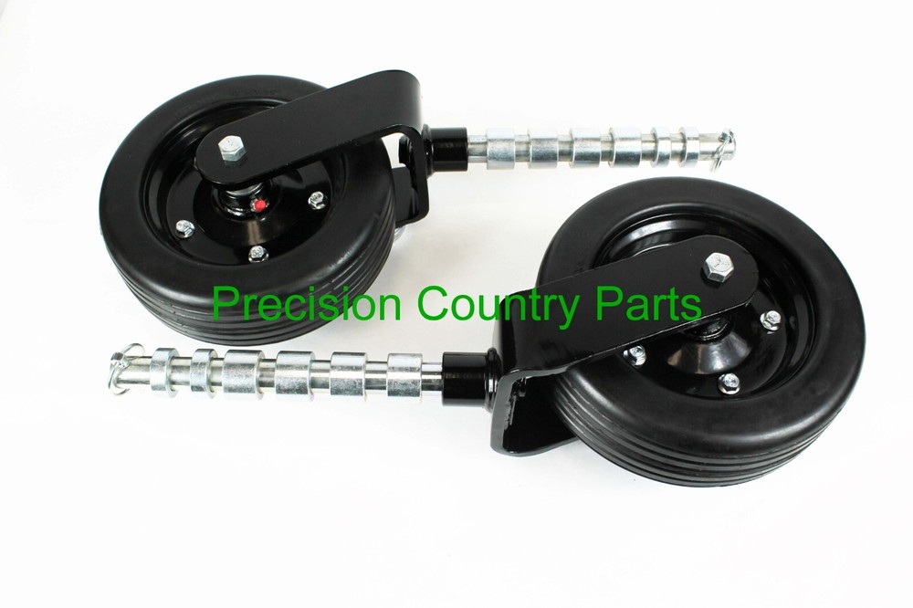 HEAVY DUTY FORK Land Pride 10″ Solid Molded Finish Mower Wheel Assembly 2 PK