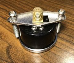 160 PSI Pressure Gauge Back Mount 1/8″ NPT 1.5″ Face Air, Water, Oil, Gas