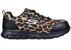 Skechers Womens 108083 Sure Track Saivy Safety Toe Metal Free Work Shoes Size 11