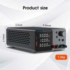 Variable DC 30V 60V 120V 3A 5A 10A Lab Adjustable Power Supply Precision Switch