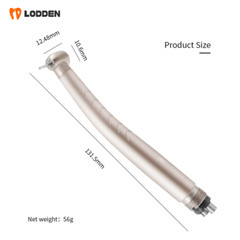 Quiet Dental High Speed Handpiece Push Button Turbine 2Hole/4Hole Ф1.59mm-1.60mm