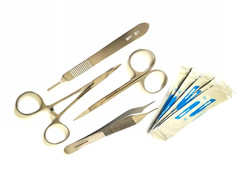 Classic Suture Removal 4pcs Kit German Stainless Steel CE Surgical Instruments