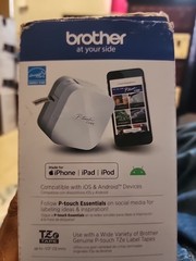Brother P-touch Cube Bluetooth Label Printer – White (PT-P300BT)