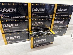 SAS Raven Black Nitrile Gloves Powder Free 7mil (10/Boxes of 100) Sm FREE SHIP