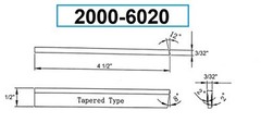 Hhip 2000-6020 3/32 X 1/2 X 4-1/2 Inch Hss Parallel Type Cut-off Blade