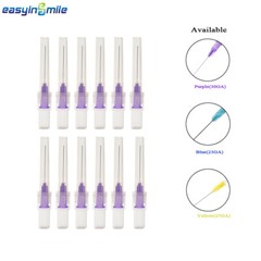 50Pcs Dental Endo Irrigation Needle Tips End-Closed Side Hole Syringes 23/27/30G