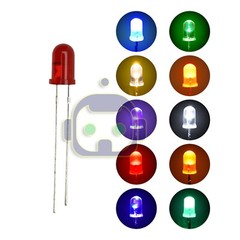 New 3mm 5mm 8mm 10mm LED Light Emitting Diodes Clear White Red Blue Green Lights