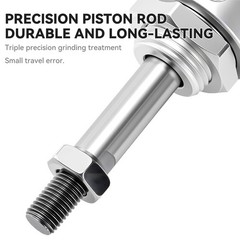 Pneumatic Air Cylinder Double Action 32mm Bore 200mm Stroke 2Pcs 8mm Fitting