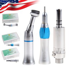 Dental Slow Low Speed Straight Handpiece Contra Angle Air Motor 2Holes 4Holes OR