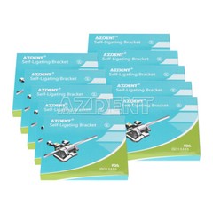 AZDENT Dental Ortho Brackets Brace Self-Ligating Active Mini Roth 022 Hooks 345