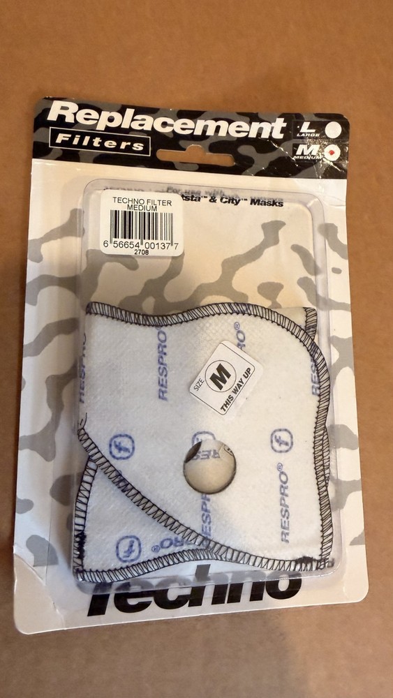 Respro® Techno™ Replacement Filters (2-Pack) BRAND NEW (M/L options)