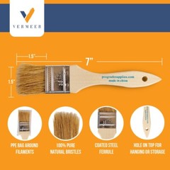 36 Pack – 1.5″ Chip Brushes for Paints, Stains, Varnishes, Glues & Gesso