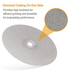 9pcs Diamond Flat Lap Disc 6″ x 1/2″ Arbor 120-3000 Grit Abrasive Wheel Lapping