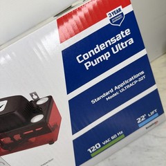 DIVERSITECH / ASURITY Condensate Pump Ultra ULTRACP-22T-120 VAC Free Shipping