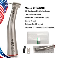 SANDENT 1:5 Increasing LED Fiber Optic Contra Angle Handpiece Red Standard Head