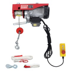 Mini Electric Hoist 1760lbs 14ft/4.2m Crane Winch Wired Remote Control 1350W
