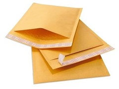 500 #000 Kraft Paper Bubble Padded Envelopes Mailers Shipping Case, 4×8
