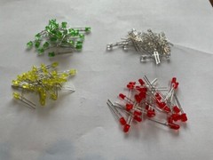 10-100pcs 3mm LED Light Clored lens(Defused) Lights US Seller Fast Ship