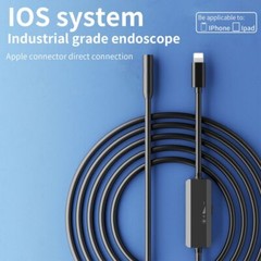 8LED Waterproof HD Endoscope Borescope Inspection Camera for iPhone 14 13 12 11
