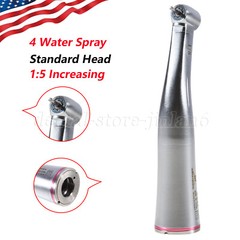Dental 1:5 Increasing Contra Angle Handpiece Fit NSK X95/ E25C Ceramic Bearings