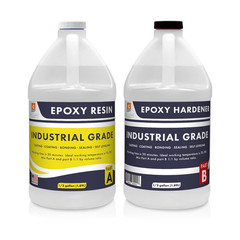 Industrial Grade 1:1 Epoxy Resin 1 Gallon Kit | Easy to Use, Super Strong, Gloss