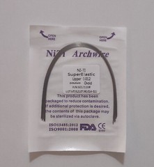 10 Packs Dental Orthodontic Supper Elastic Niti Arch Wires Round 012 Upper Ovoid