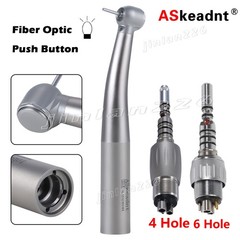 KaV Style Dental LED Fiber Optic Handpiece Turbine/ 4/ 6 Hole LED Quick Coupler