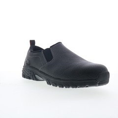 Avenger Flight Slip-On Alloy Toe A7001 Mens Black Wide Work & Safety Shoes