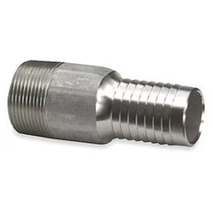 Zoro Select 3Lz91 Nipple, 3/4 In Barb, 3/4 In Mnpt, 316 Ss, 3Lz91