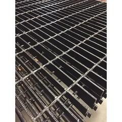 Zoro Select 20125S100-C4 Carbon Steel Bar Grating, Smooth, 48 In L, 36 In W,