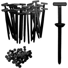 10/50/100 Nylon Cable Tie Buckle Heavy Duty Self-Locking Zip Ties Holder Durable