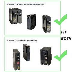 Generator interlock kit for Square D QO and Homeline 150 – 200 Amp Main Panel