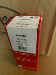 AM505R AMERICAN MADE CAPACITOR FROM SUPCO 50 + 5 MFD (NEW)