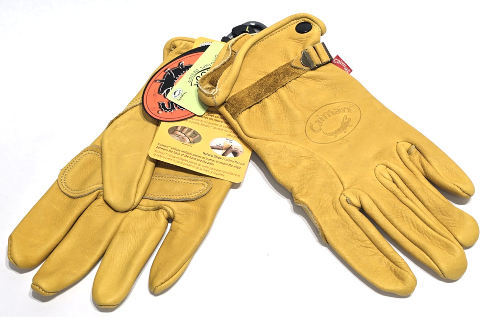 CAIMAN KONTOUR 100% GENUINE LEATHER GLOVES 1304-5 LARGE.
