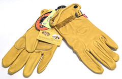 CAIMAN KONTOUR 100% GENUINE LEATHER GLOVES 1304-5 LARGE.