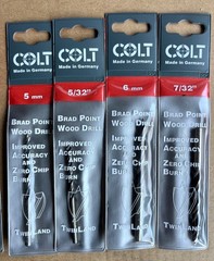 Colt Twinland Brad Point Wood Drill Bit Set 8