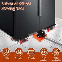 MABCIRY 4 PCS Furniture Lift Mover Tool Set with Pry Bar, 880lbs Heavy Duty F…
