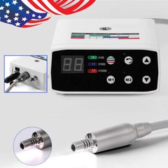 Dental Brushless Electric LED Micro Motor Internal Spray E-type 3.4Ncm USA