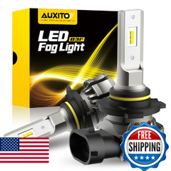 Auxito 9145 Led Fog Light Bulbs 6000Lm 6500K Cool White Light 300 Brightness